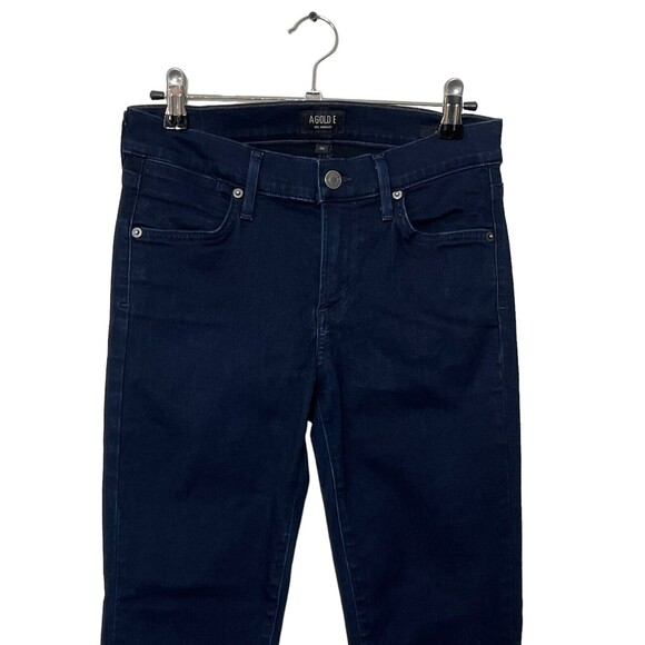 Agolde Colette Skinny Ankle Jeans Women’s Size 26 Dark Blue Indigo Mid Rise - Picture 3 of 14